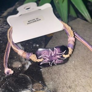 Hemp Coco Bead Bracelet Adjustable Beach Jewelry